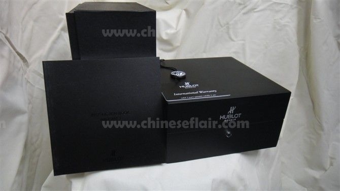 Replica Hublot Watch Box Set / Black Wooden Box Wholesale